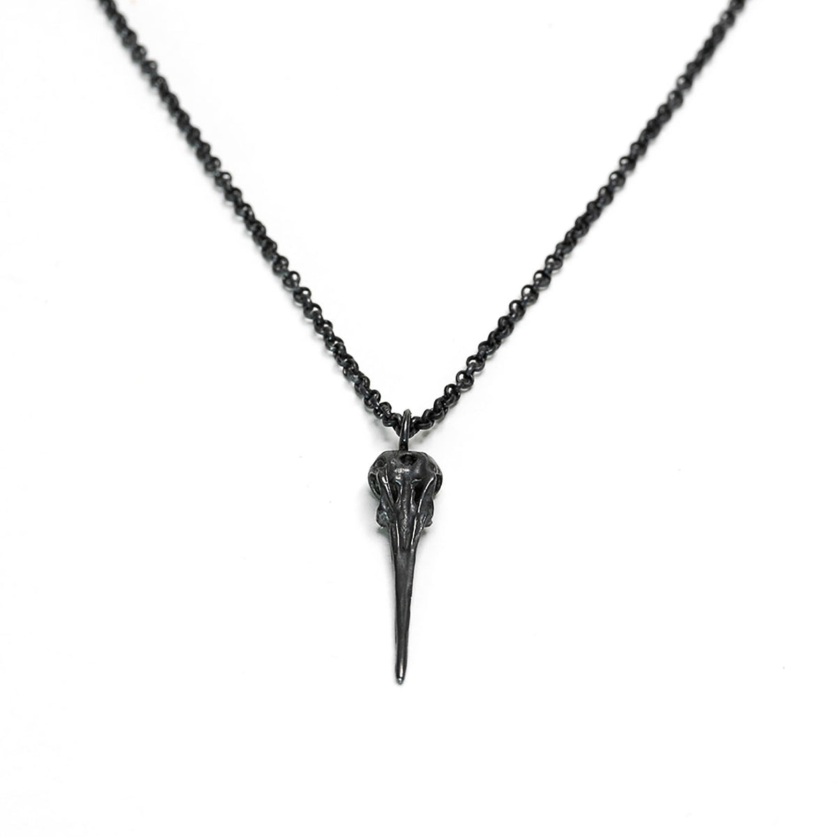 Blackened Sterling Silver Hummingbird Necklace by Oracle Jayne Station