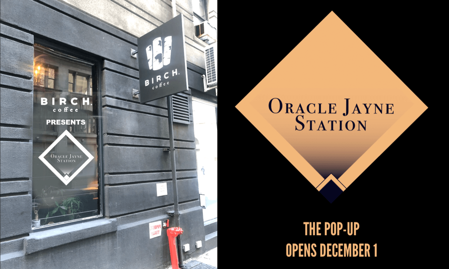 Oracle Jayne Station Pop-Up Shop! Presented by Birch Coffee!