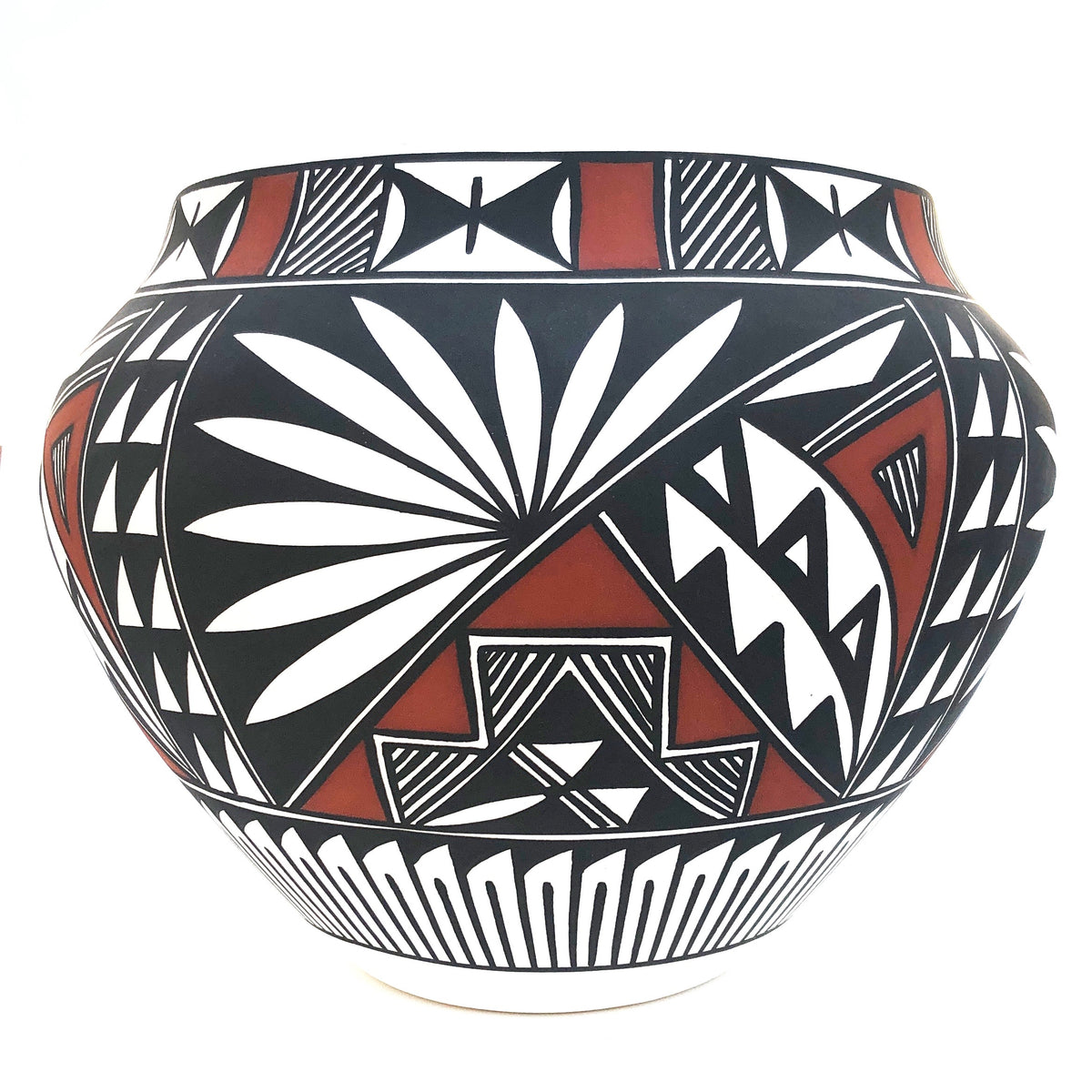 Large Handpainted Acoma Pot by Nicole Victorino
