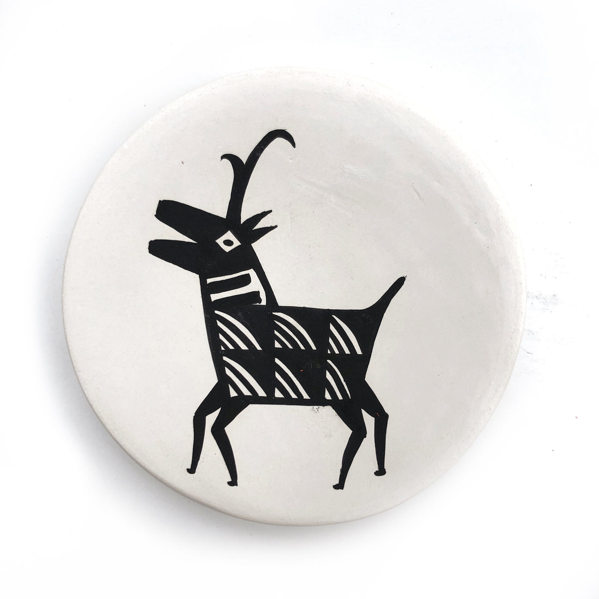 Small Clay Elk Plates - Three Piece Set